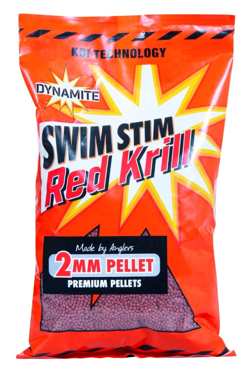 Dynamite Baits Swim Stim Red Krill Carp Pellets