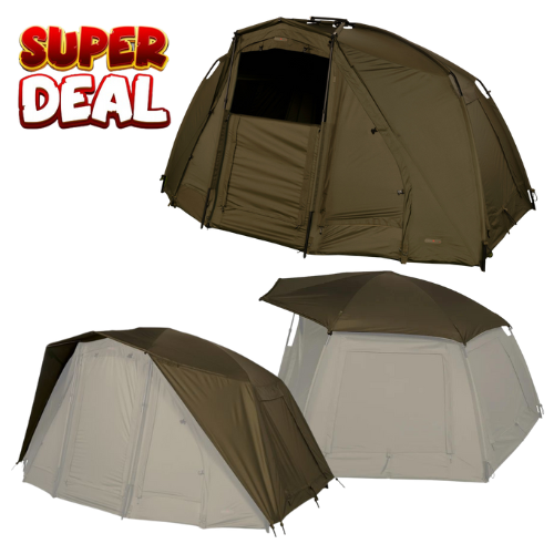 Trakker Tempest 100 Bivvy Aquatexx EV Skull Cap Wrap + Skull Cap Deal