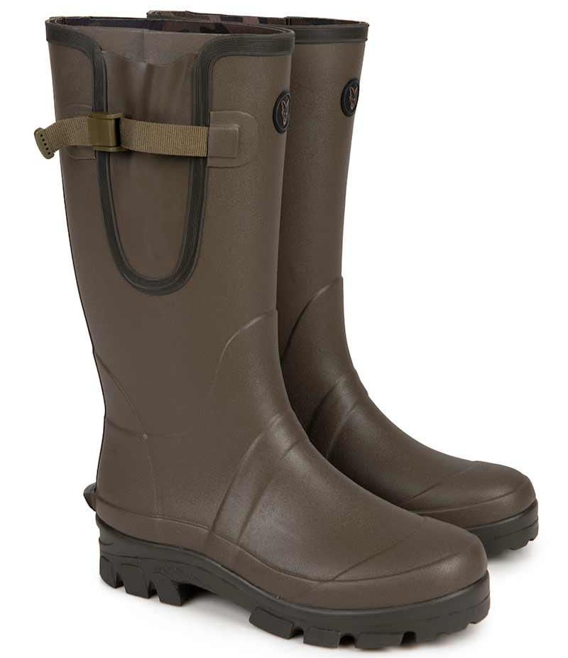 Fox Neoprene Lined Camo/Khaki Wellies
