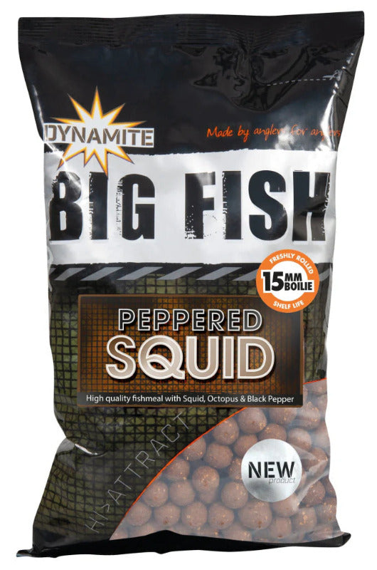 Dynamite Baits Peppered Squid Boilies 1kg