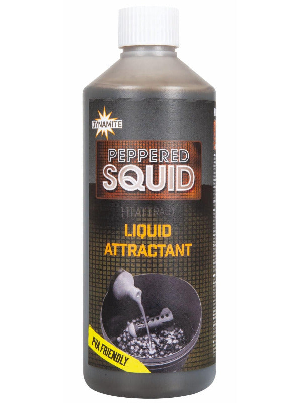 Dynamite Baits Peppered Squid Liquid Attractant 500ml