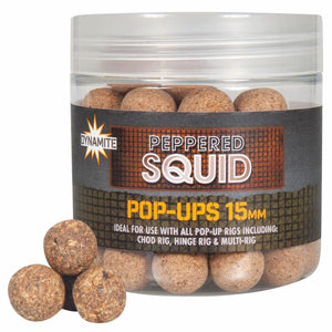 Dynamite Baits Peppered Squid Pop Ups 15mm