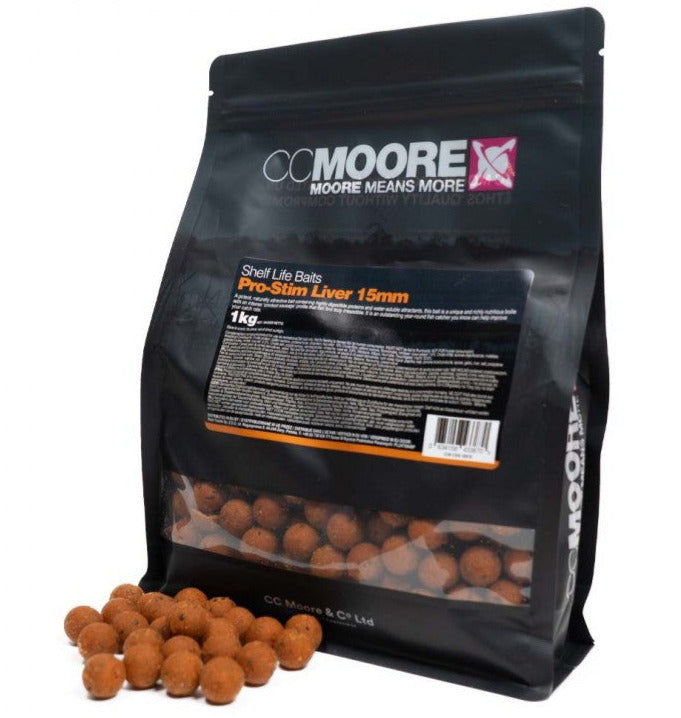 CC Moore Pro-Stim Liver Shelf Life Boilies 1kg