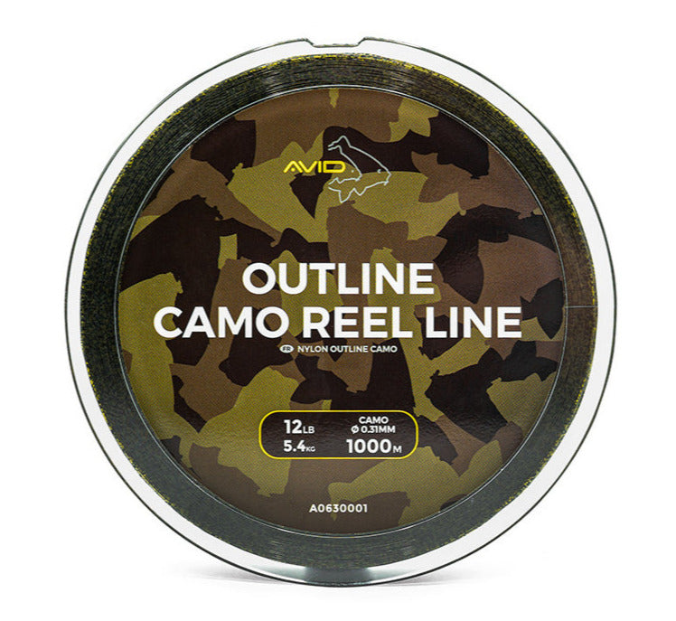 Avid Carp Outline Camo Reel Line