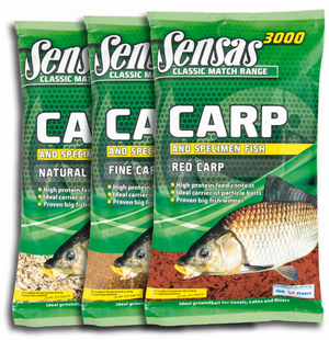 Sensas 3000 Natural Carp, Groundbaits, Sensas, Bankside Tackle