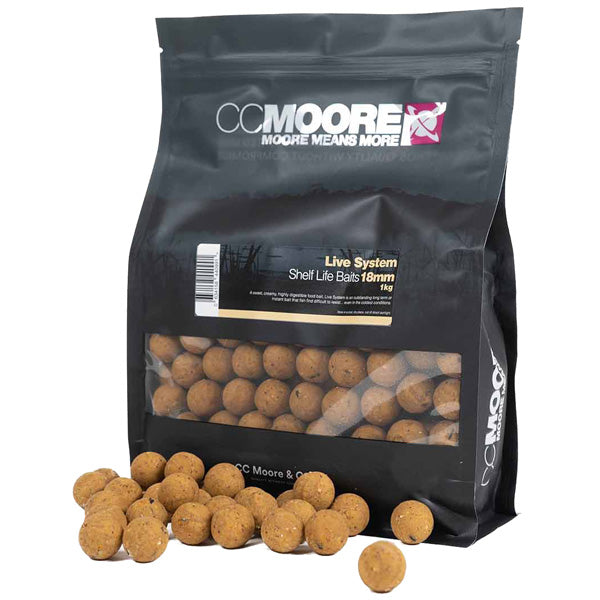 CC Moore Live System 18mm Shelf-Life Boilies