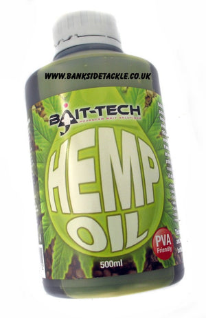 Bait Tech Hemp Oil, Bait Oils, Bait-Tech, Bankside Tackle
