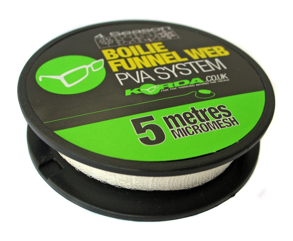 Korda Boilie Funnel Web PVA Refil 5m, PVA, Korda, Bankside Tackle