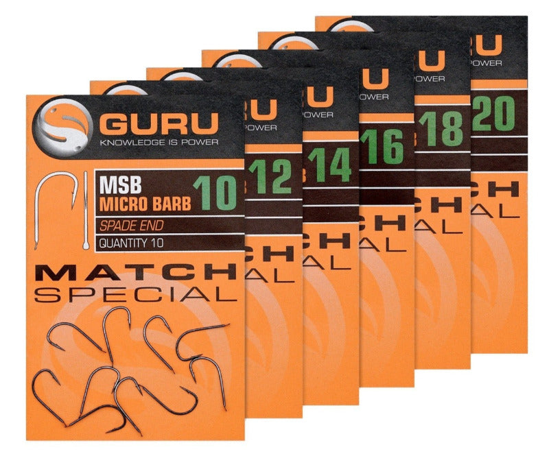 Guru Match Special Barbed Hooks