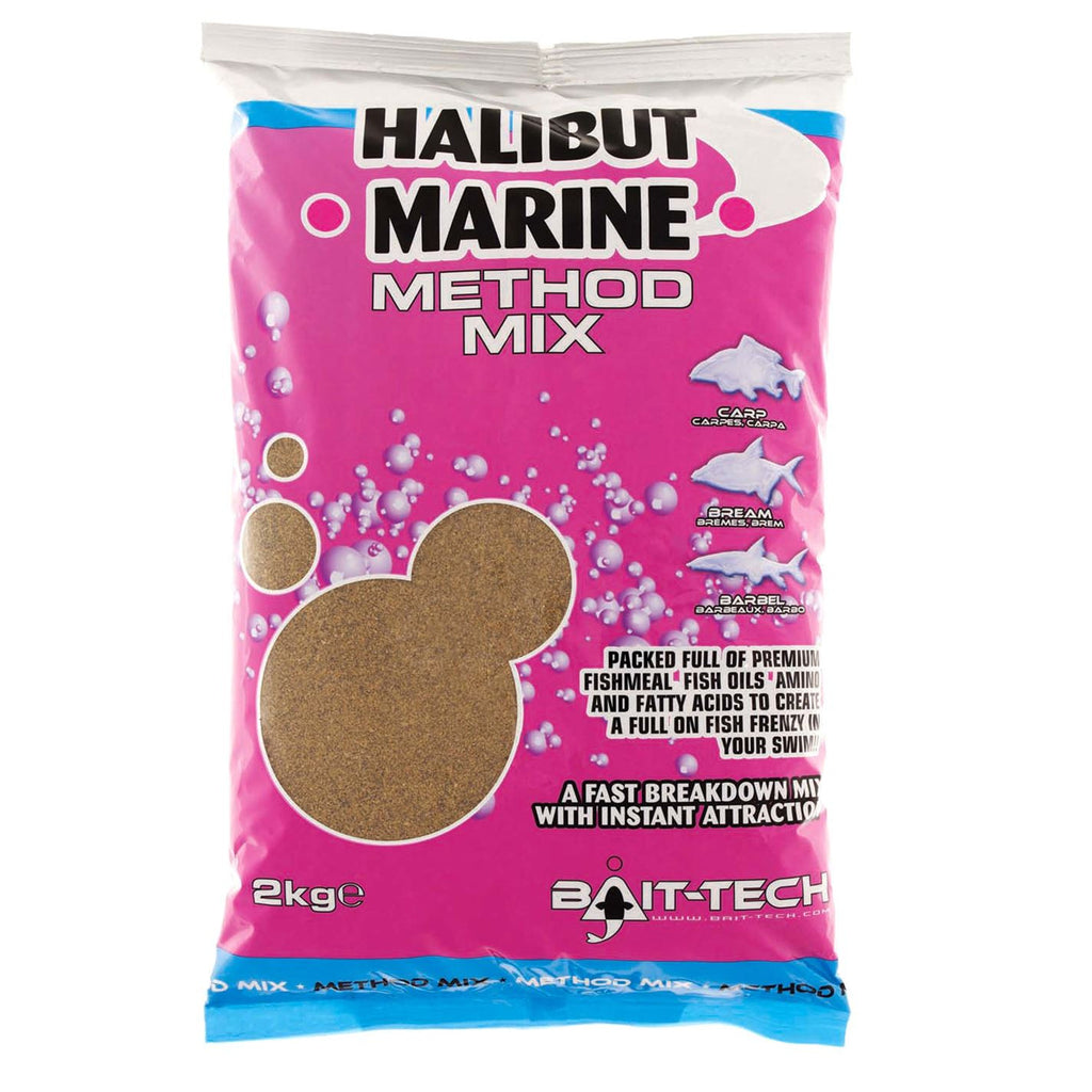 Bait Tech Marine Halibut Method Mix 2kg, Groundbaits, Bait-Tech, Bankside Tackle