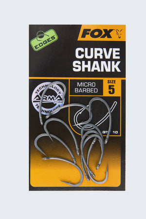 Fox Edges Curve Shank Hooks, Carp Hooks, Fox, Bankside Tackle