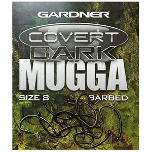 Gardner Covert Dark Mugga Hook, Carp Hooks, Gardner Tackle, Bankside Tackle