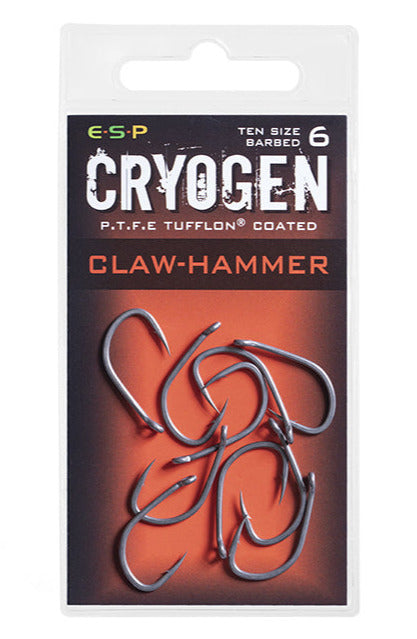 esp fishing hooks ESP Cryogen Claw Hammer Hooks Barbed
