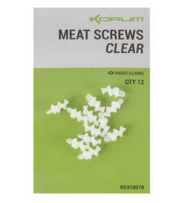 Korum Meat Screws (Clear)