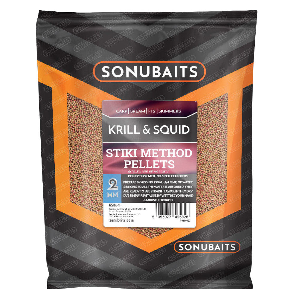 Sonubaits Stiki Krill & Squid Method Pellets 2mm