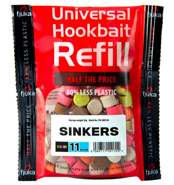 Fjuka Sinkers Mixed Colour Refills