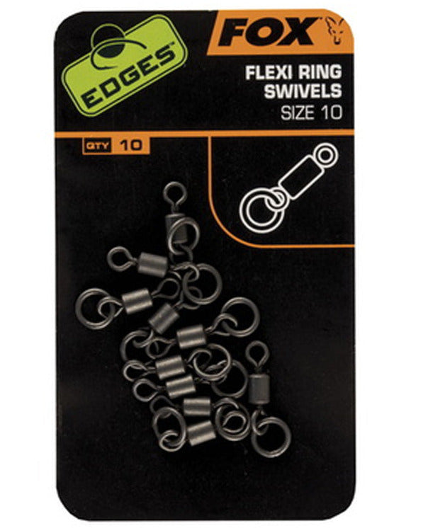 Fox Edges Flexi Ring Swivels Size 10