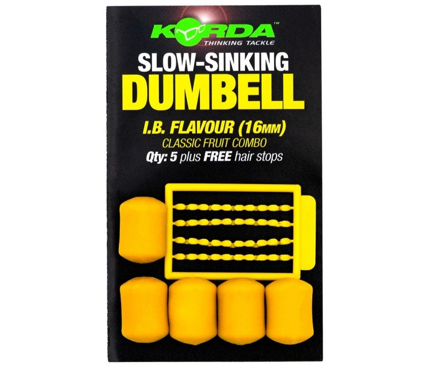 Korda Fake Food Slow Sinking Dumbells IB Flavour