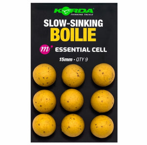 Korda Slow Sinking Boilies Essential Cell