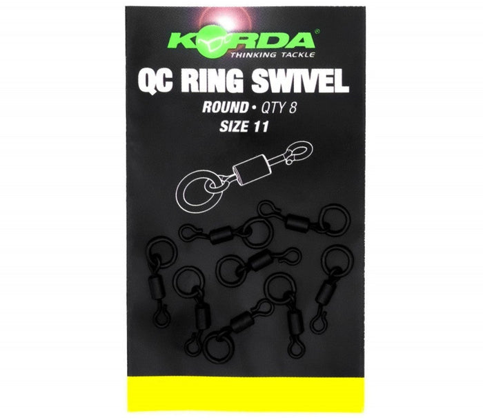 Korda Quick Change Ring Swivel ROUND Size 11