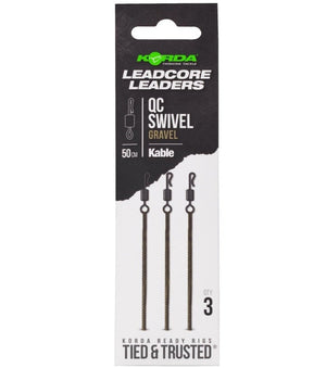 Korda Kable Leadcore QC Swivel Leaders QC 50cm
