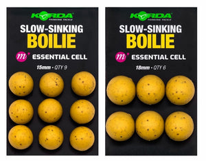 Korda Slow Sinking Boilies Essential Cell