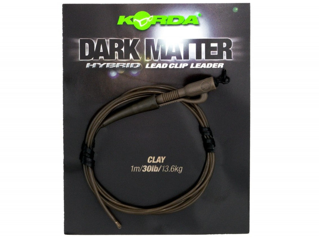 Korda Dark Matter Leader With Hybrid Clip