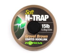 Korda N-Trap Soft Coated Hooklink, ALL COLOURS