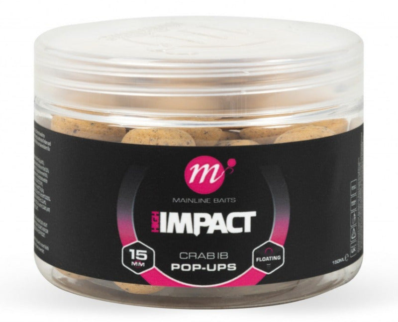 Mainline Baits Hi Impact Crab IB Pop-Ups 15mm