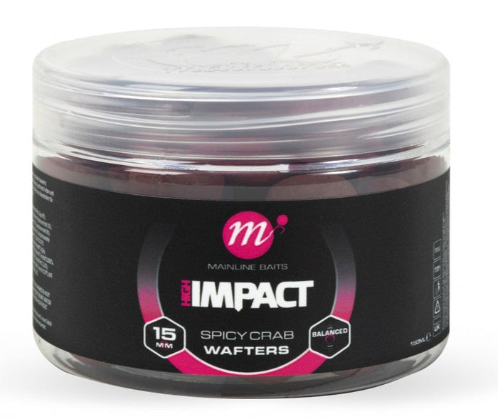 Mainline Baits Hi Impact Balanced Wafters Spicy Crab 15mm