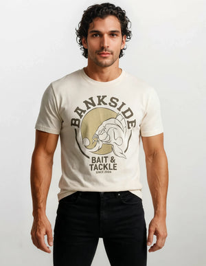 Bankside Carp Down T Shirt Oatmeal