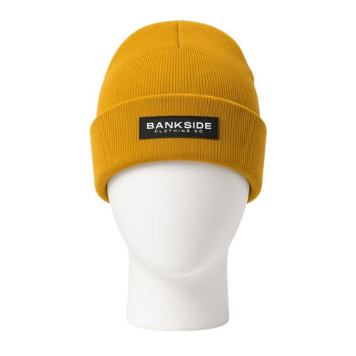 Bankside Logo Cuffed Beanie Mustard