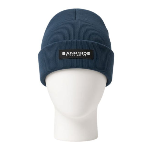 Bankside Logo Cuffed Beanie Petrol Blue