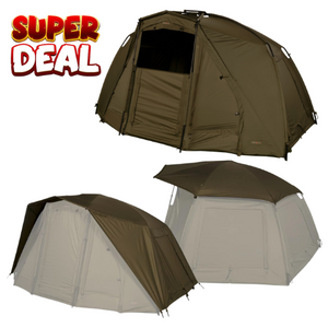 Trakker Tempest 100 Bivvy Aquatexx EV Skull Cap Wrap + Skull Cap Deal