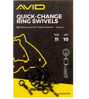Avid Carp Quick Change Ring Swivel