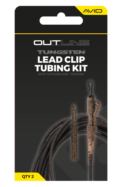 Avid Carp Outline All-In-One Lead Clip Tungsten Tubing Kit