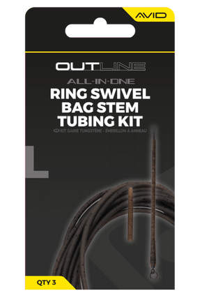 Avid Carp Outline All-In-One Ring Swivel Bag Stem Tubing Kit