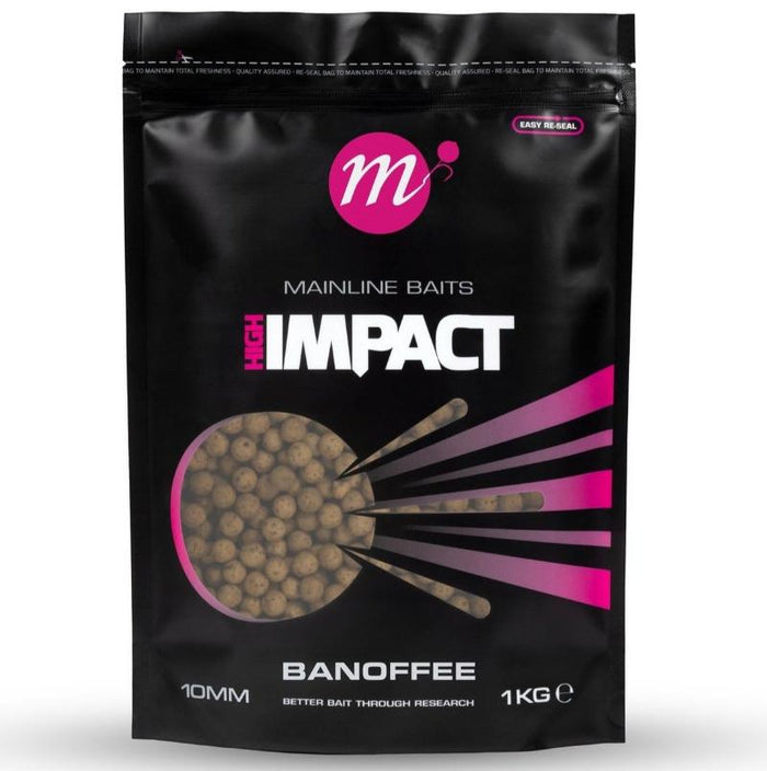 Mainline Baits Hi Impact Shelf Life Banoffee 10mm
