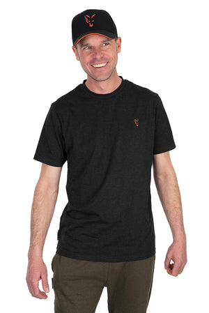 Fox Collection T Shirt Black & Orange