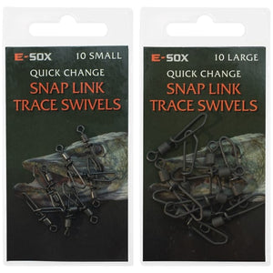 Drennan E-SOX Quick Change Snap Link Trace Swivels