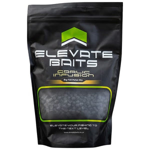 Elevate Baits Garlic Infusion Big Fish Pellet Mix