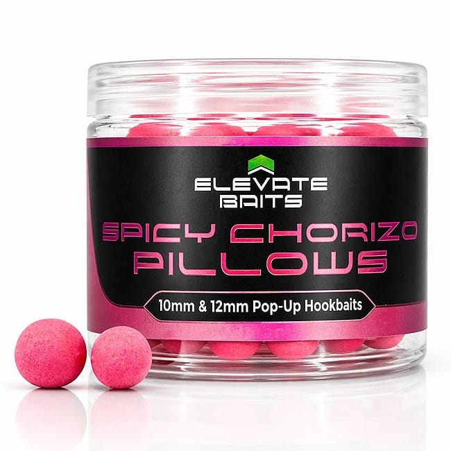 Elevate Baits Spicy Chorizo Pillows 10 & 12mm Pop Ups