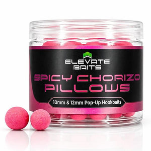 Elevate Baits Spicy Chorizo Pillows 10 & 12mm Pop Ups