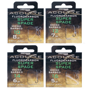 Drennan Acolyte Super Spade Micro Barbed To Fluorocarbon