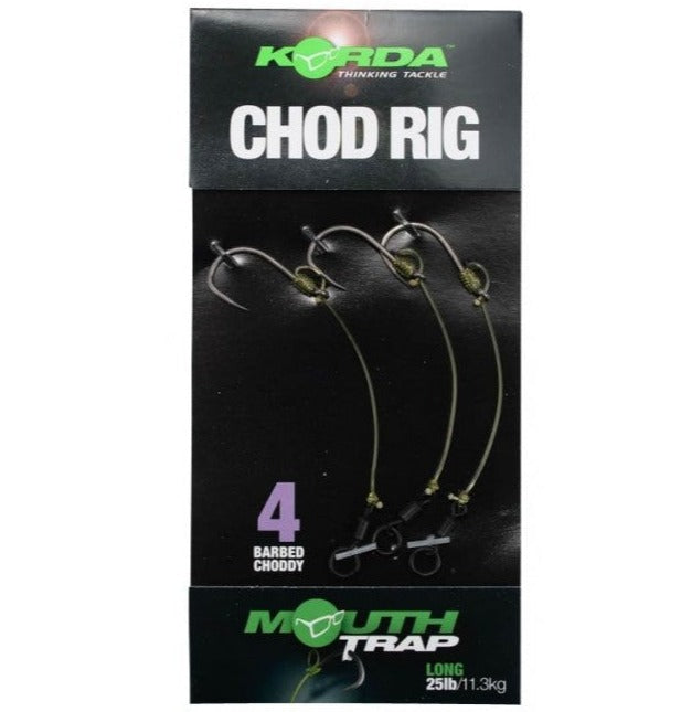Korda Ready-Tied Chod Rigs Barbed