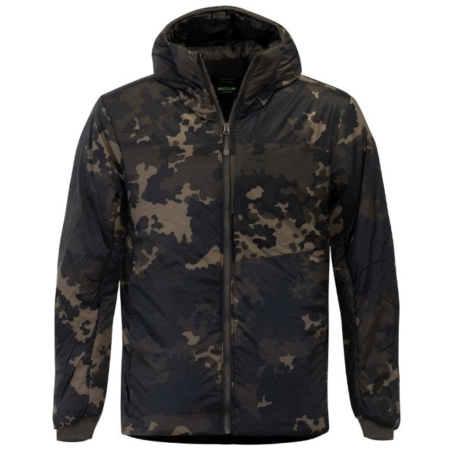 Korda Insulated Hooded Jacket Dark Kamo