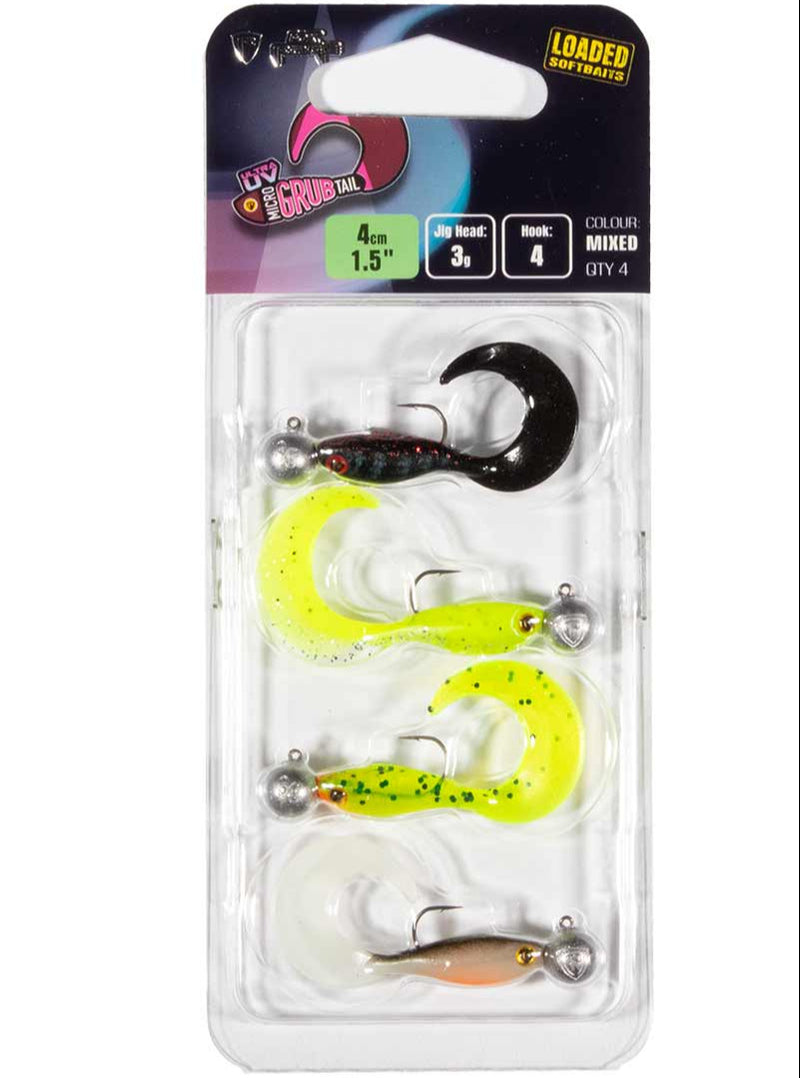 Fox Rage Ultra UV Loaded Micro Grub Lure Pack – Bankside Tackle