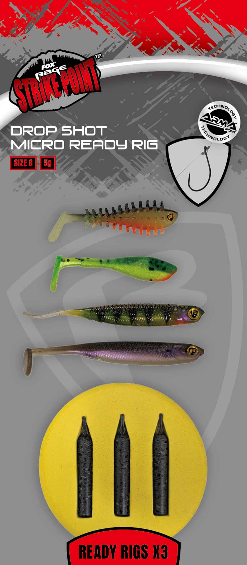 Fox Rage Drop Shot Ready Rigs – Bankside Tackle