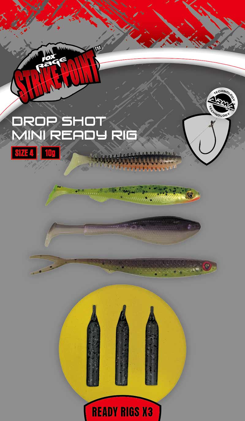 Fox Rage Drop Shot Ready Rigs – Bankside Tackle