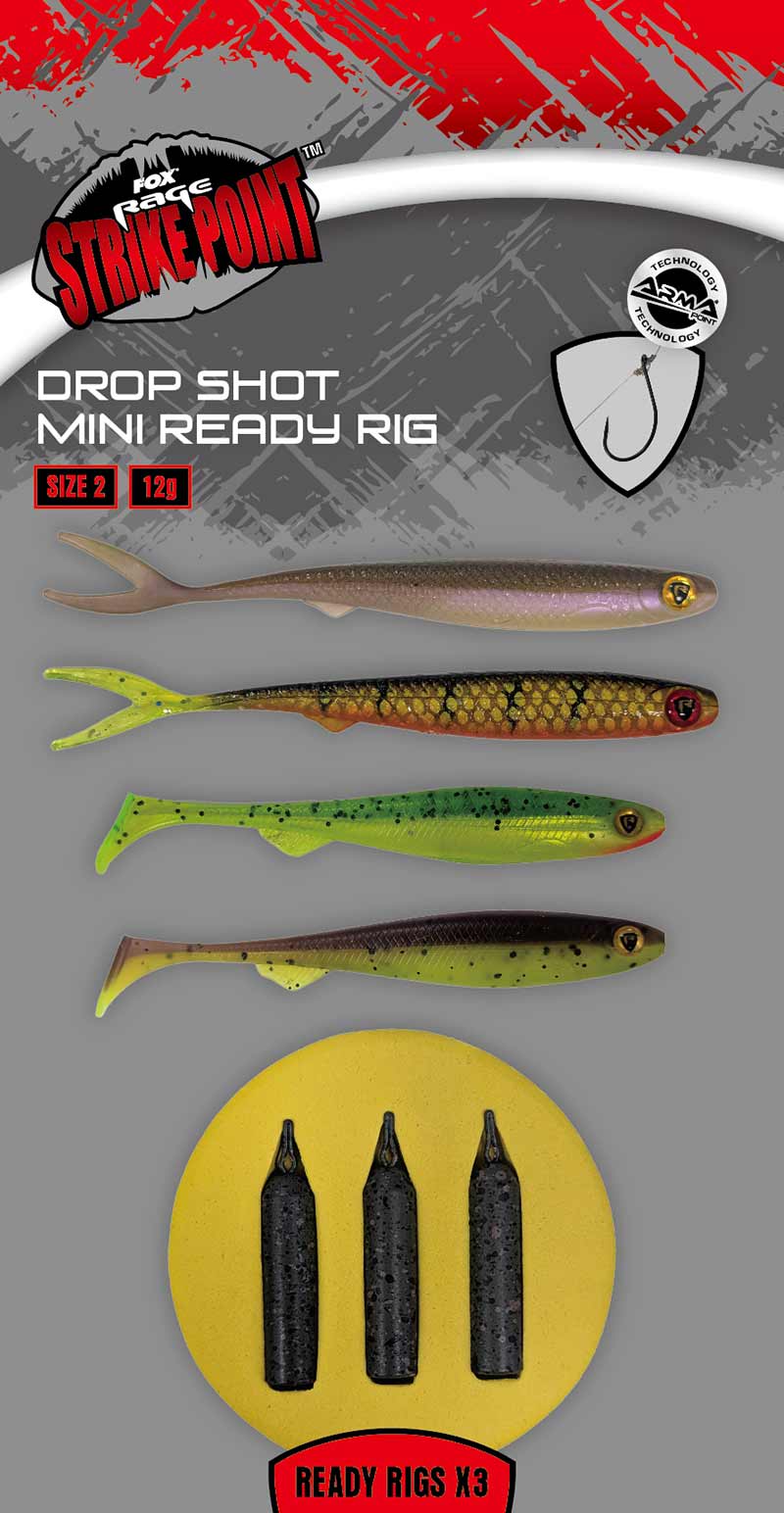 Fox Rage Drop Shot Ready Rigs – Bankside Tackle
